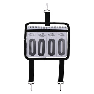 Western Saddle Pad Show Number Holder