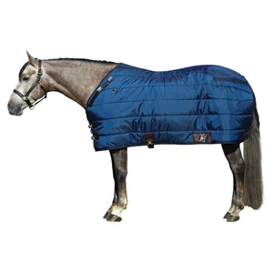 Adjusta-Fit® Dura-Nylon V-Free® Leg Strap Open Front Horse Stable Blanket - Medium Weight