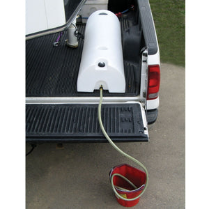 High Country Plastics 48 Gallon Half Moon Lay Down Water Caddy