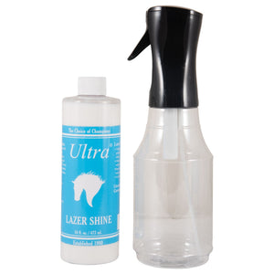 Ultra Lazer Shine with Schneiders Fine Mist Spray Bottle