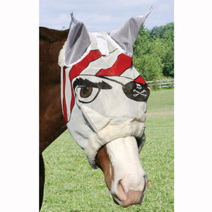 Schneiders® Dura-Mesh Pirate Designer Fly Mask with Ears