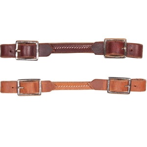 Schneiders® Harness Leather Square Buckle Curb Strap