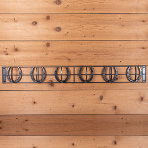 Easy-Up® Pro Mountable Horseshoe 6 Hook Rack