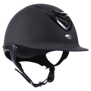 IRH IR4G Matte Black Finish with Black Gloss Vent Helmet
