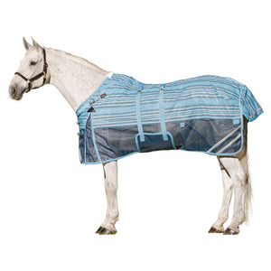 Schneiders® Dura-Mesh II VTEK® Adjusta-Fit® Bellyband Striped Fly Sheet