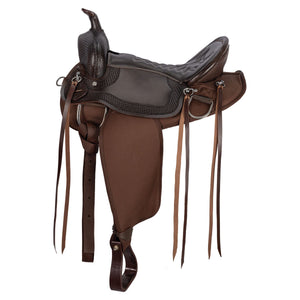 Schneiders® Leather-Cordura Western Trail Saddle II