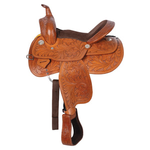Schneiders® Outlaw Youth Tooled Saddle II