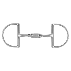 JP Korsteel Stainless Steel Dr. Bristol Hunter Dee Ring Snaffle Bit