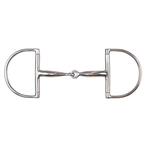 JP Korsteel Stainless Steel Hunter Dee Ring Snaffle Bit