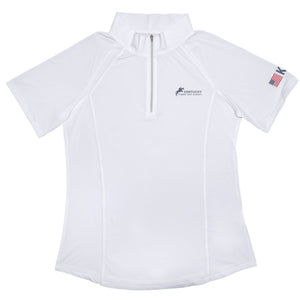 K3DE Ladies Short Sleeve 1/4 Zip Performance Sun Shirt