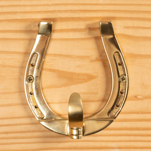 Berlin Brass Horseshoe Tack Hanger with Swivel Hook