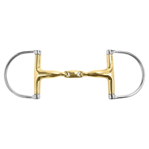 M. Toulouse Sanft™ German Silver Curved Mouth Hunter D-Ring Bit with Lozenge