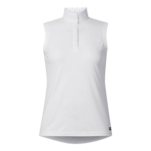 Kerrits Ladies Encore Sleeveless Bit of Luck Show Shirt White