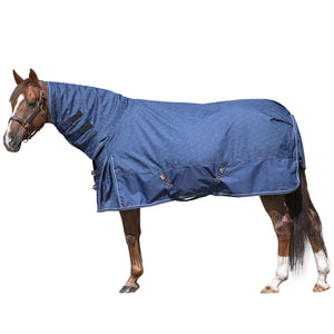 StormShield® Classic II Reflective Attached Neck Euro Medium Weight 220g Turnout Blanket