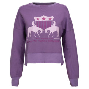 Quarter Horse Congress Ladies Boxy Crew Sweatshirt