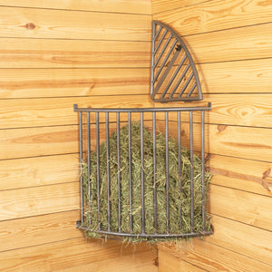 Schneiders® Easy-Up® Pro Mounted Corner Hay Rack with Lid II