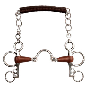 Metalab® Pelham Moon Link Leather Bit - 5 1/4