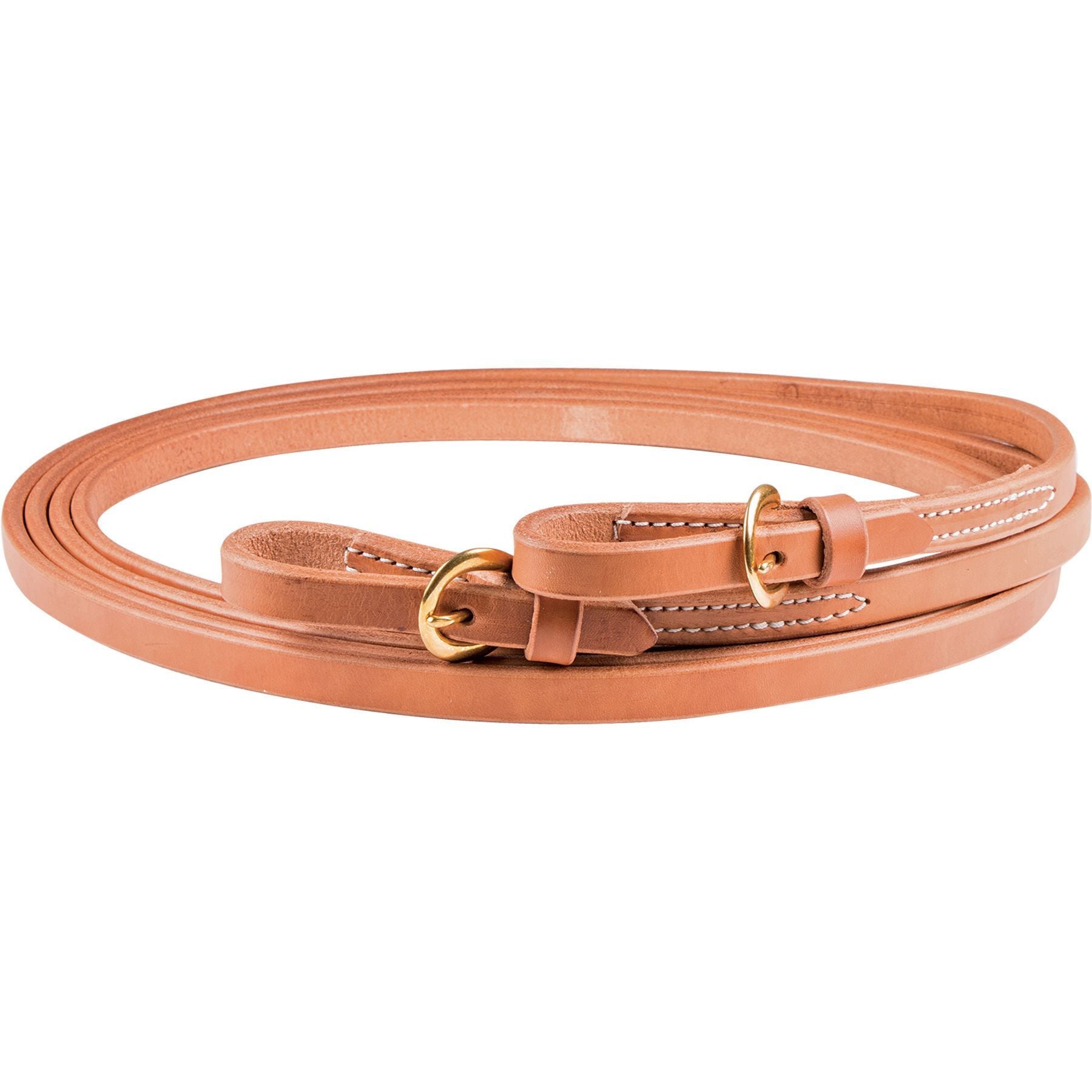 Billy Royal® Harness Leather Split Reins with Buckle Ends 5/8"