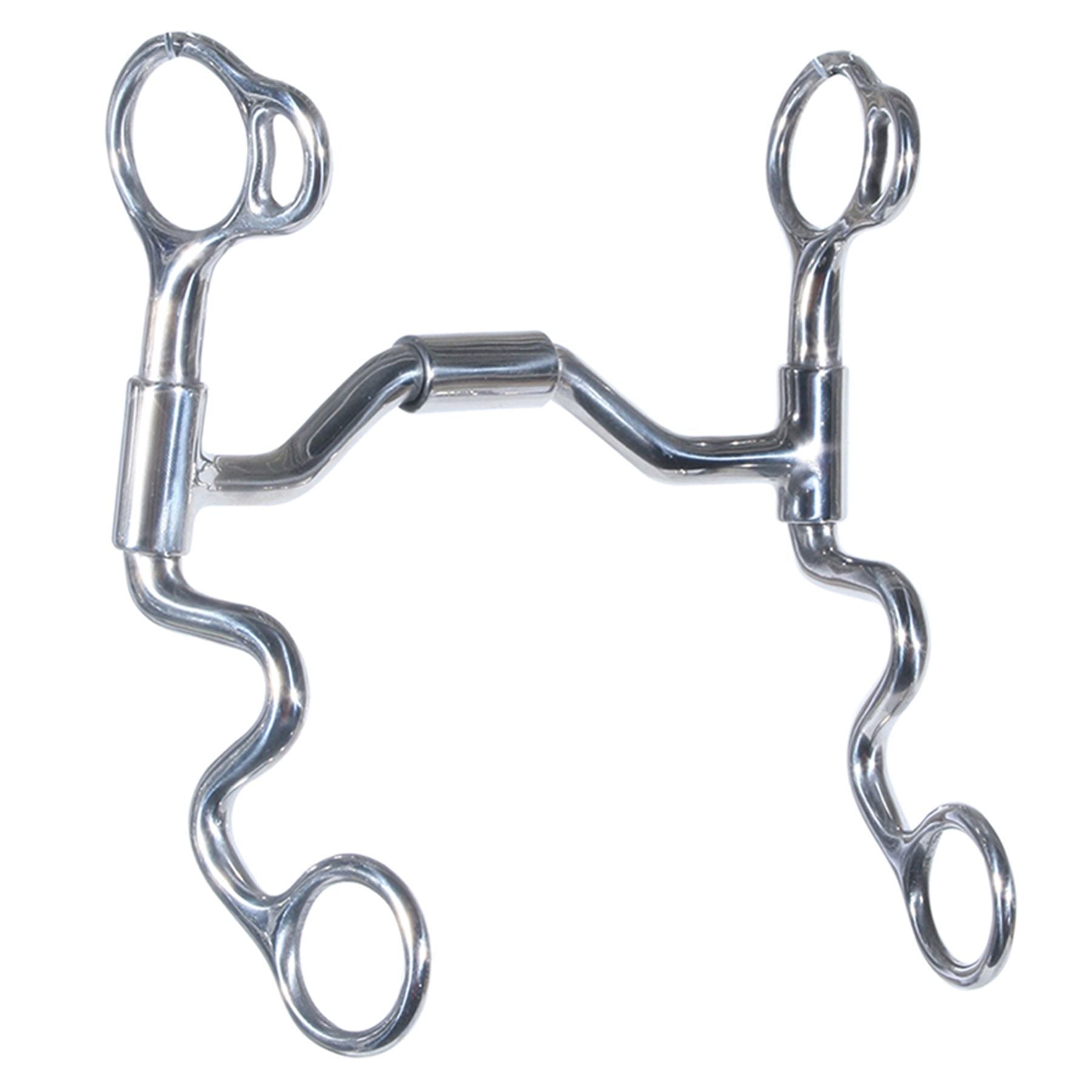 Schneiders® Western Jointed Port/Roller Mouth Curb Bit