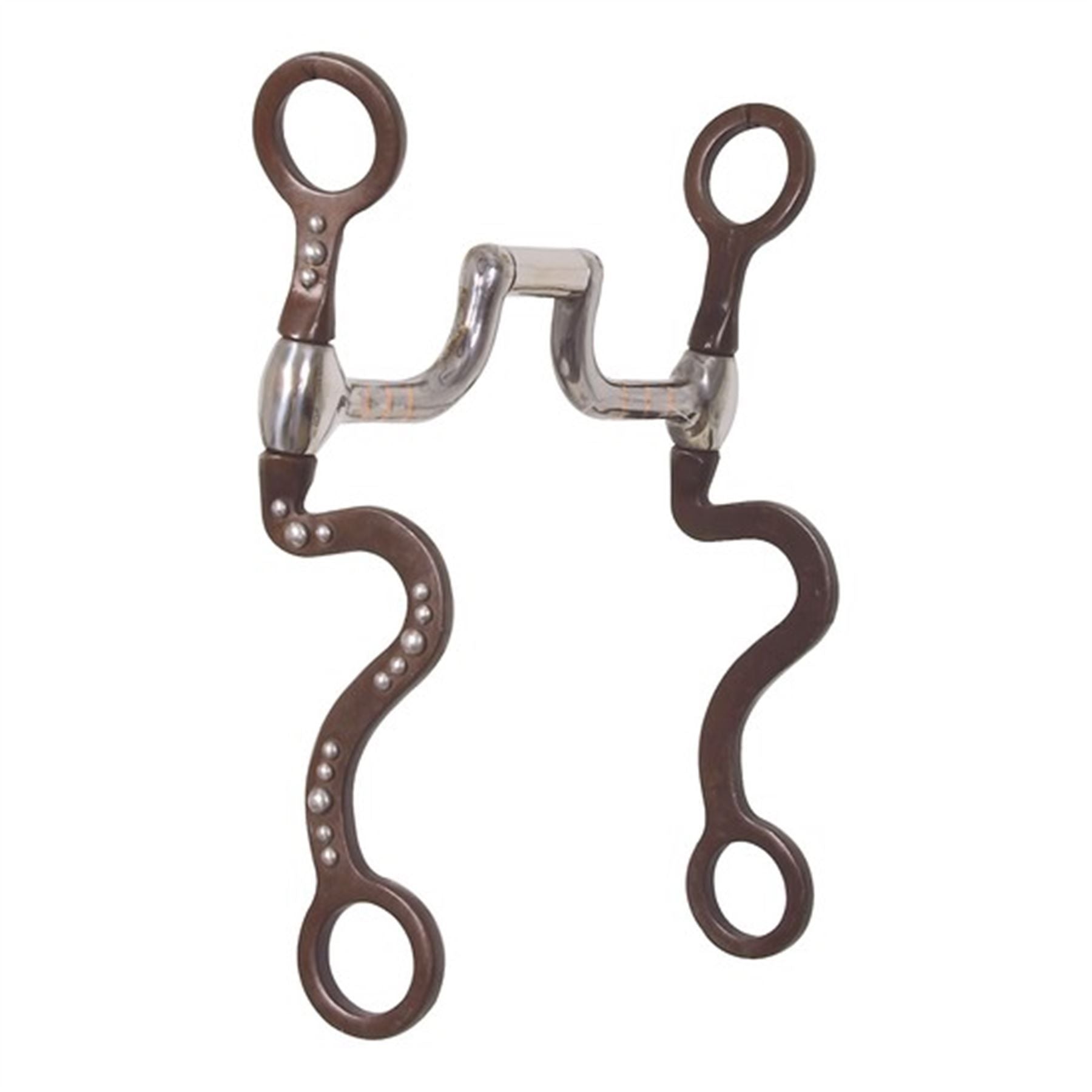 Schneiders® Pro Correction Horse Bit with Silver Dots Square Mouth