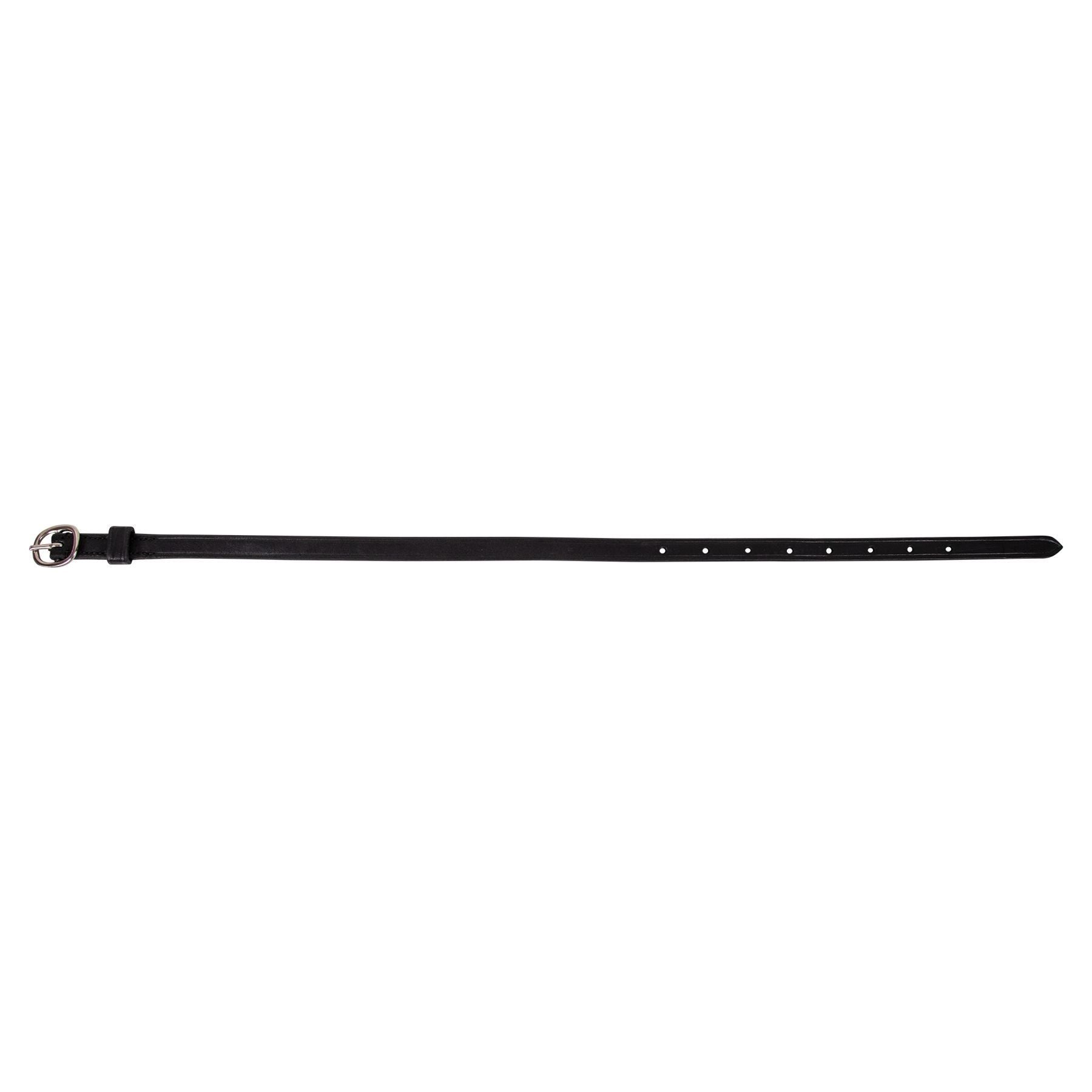 Pinnacle Black Leather English Spur Straps
