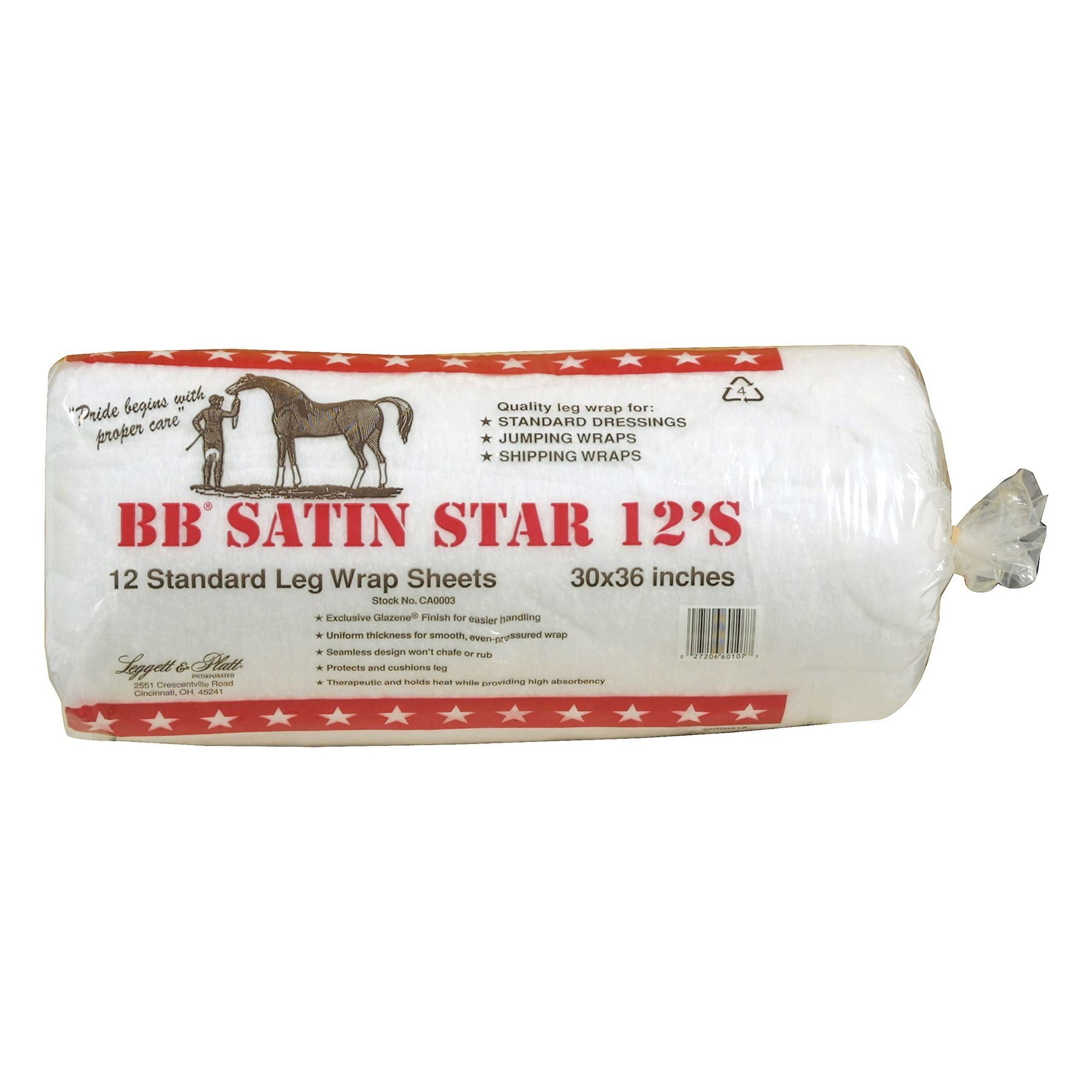 BB Satin Star Cotton Leg Wrap Sheets