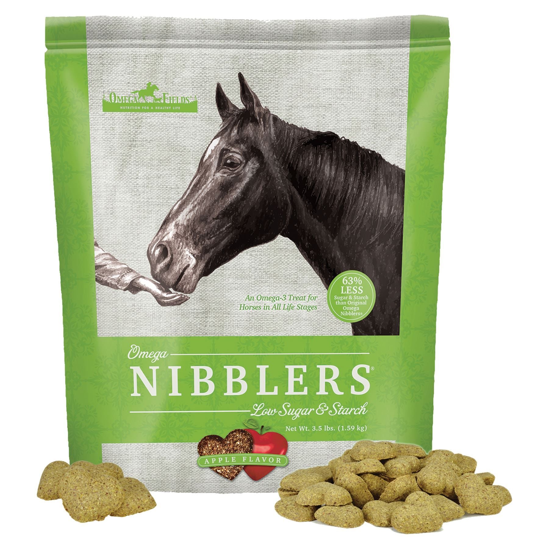 Omega Nibblers Low Sugar & Starch Apple Treats