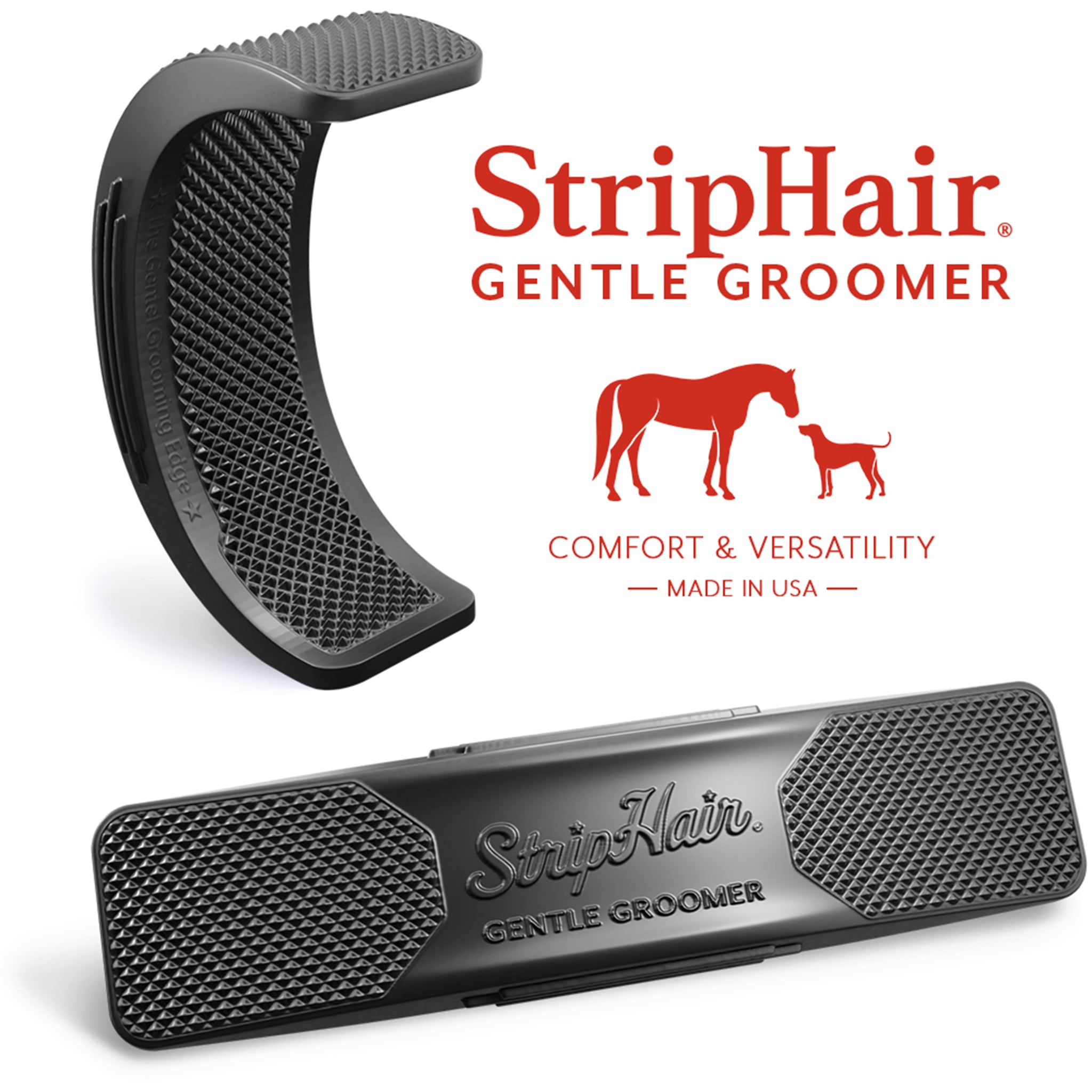 Betty's Best StripHair® Gentle Groomer™ Horse Grooming Tool