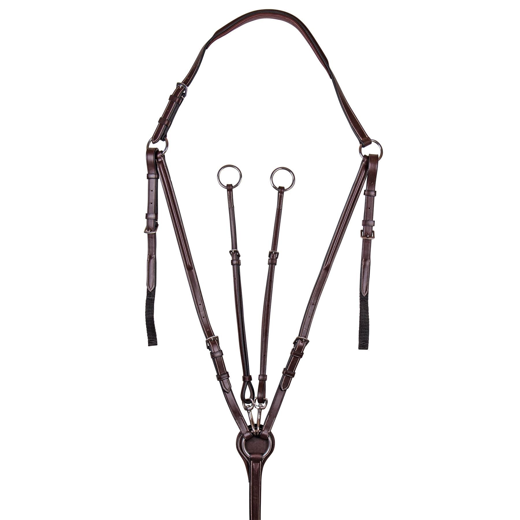 Joseph Sterling Raised Adjustable Breastplate with Running Martingale Attachment