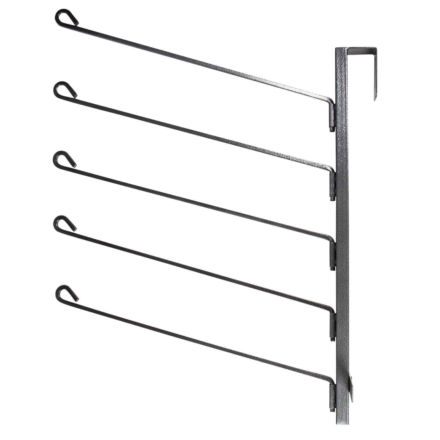 Easy-Up® Pro Portable Wall Hanging 5 Hook Saddle Pad Rack