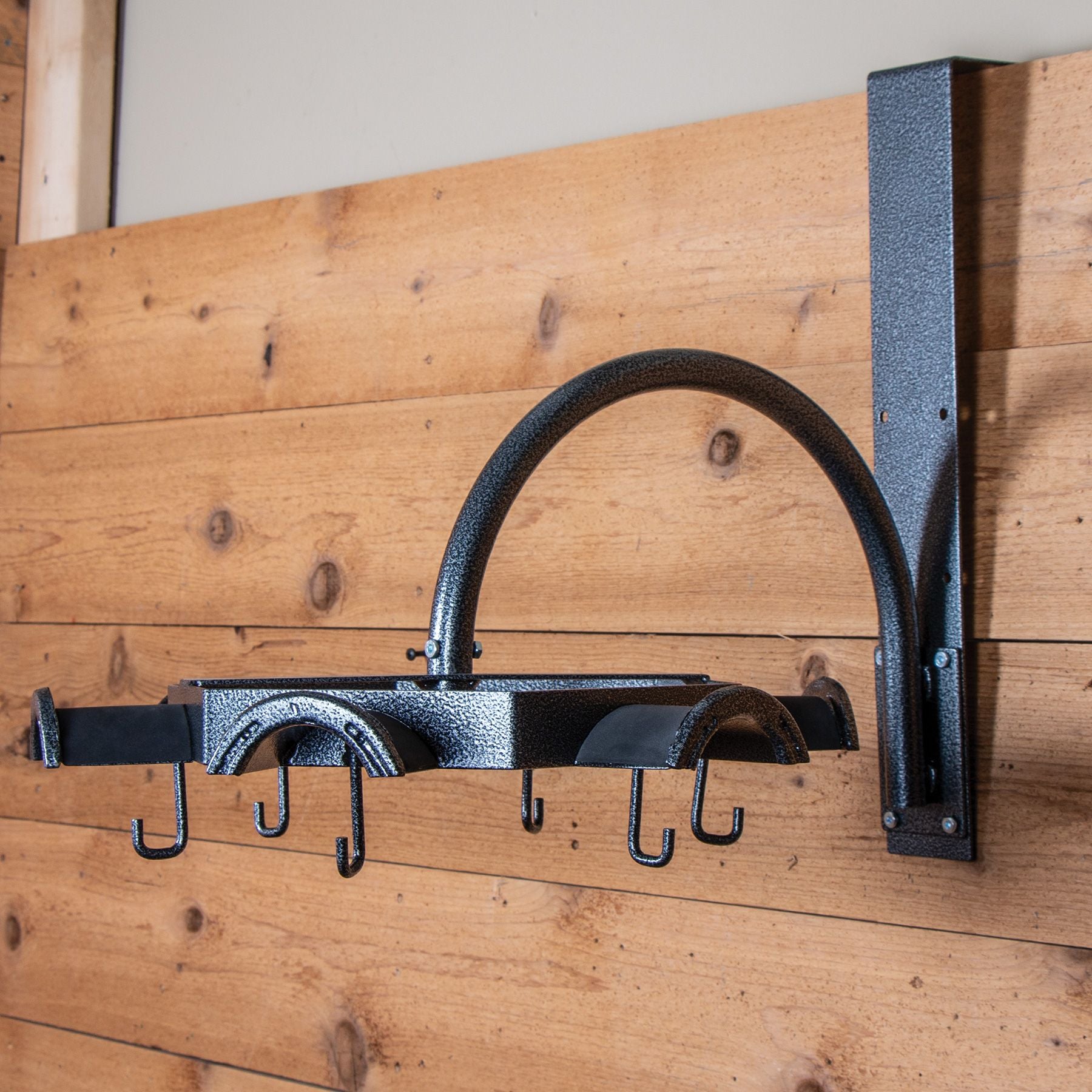 Easy-Up® Pro Non-Slip Carousel Tack Rack with Hooks