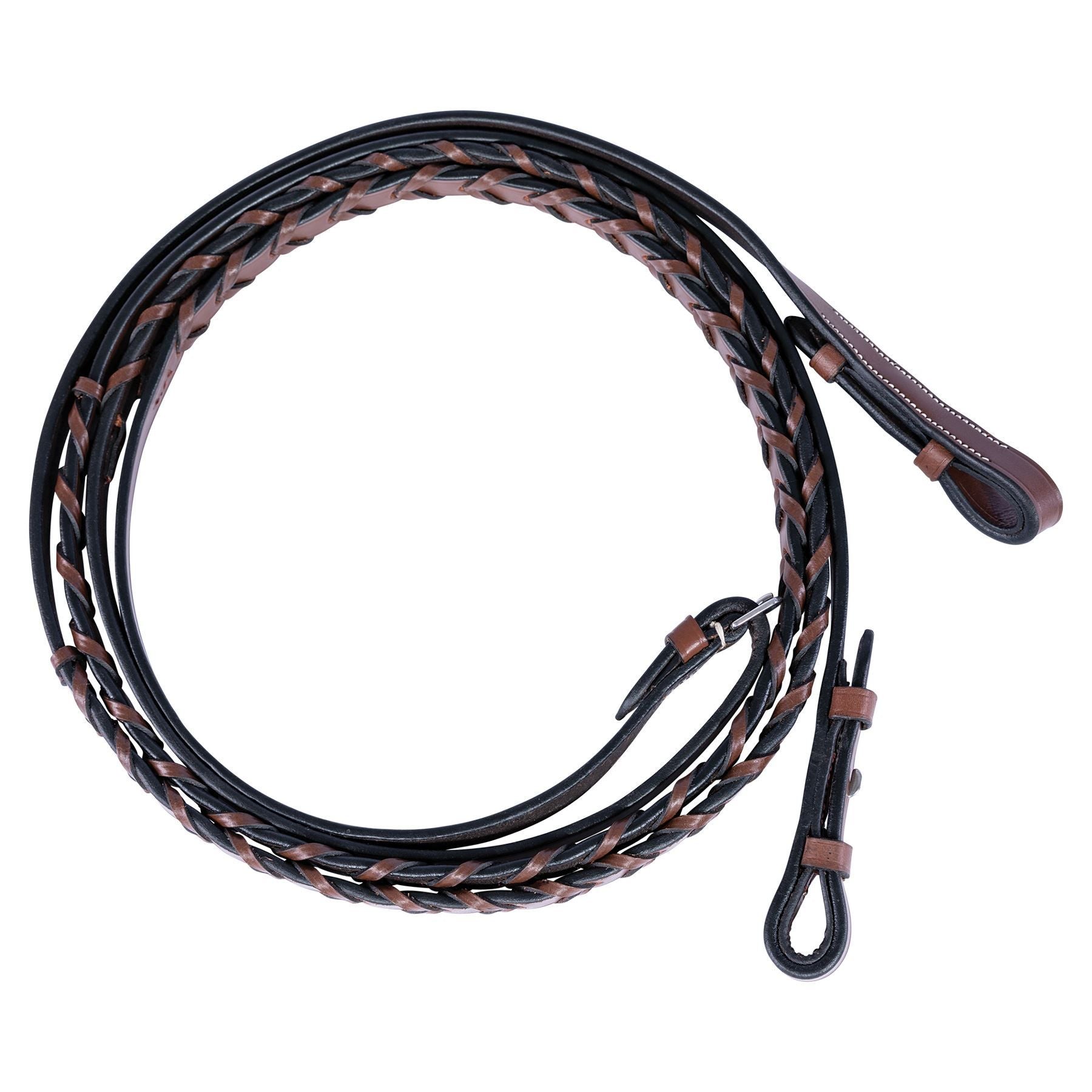 Pinnacle X-Long Laced Reins 5/8 x 64