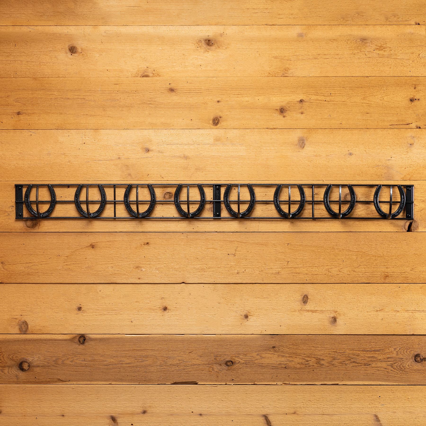 Easy-Up® Pro Mountable Horseshoe 8 Hook Rack