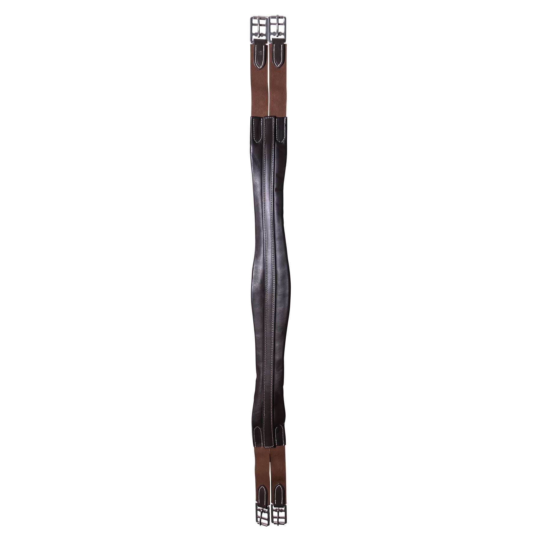 Pinnacle Stitched Comfort Gel Leather Girth