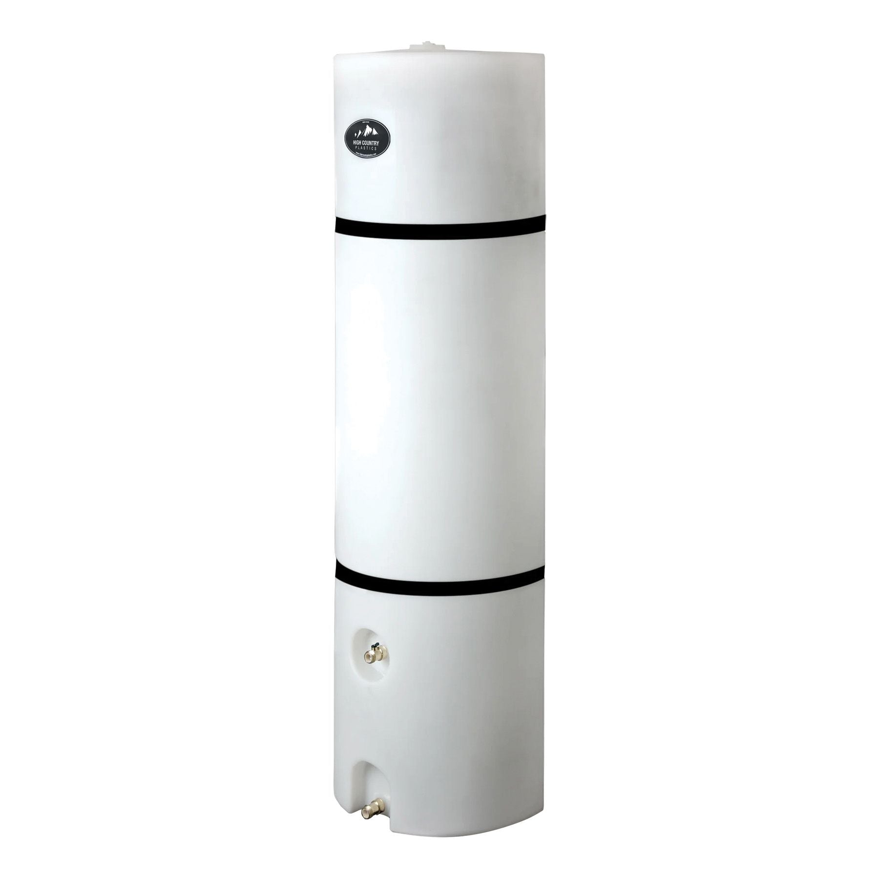 High Country Plastics 48 Gal Half Moon Upright Water Caddy