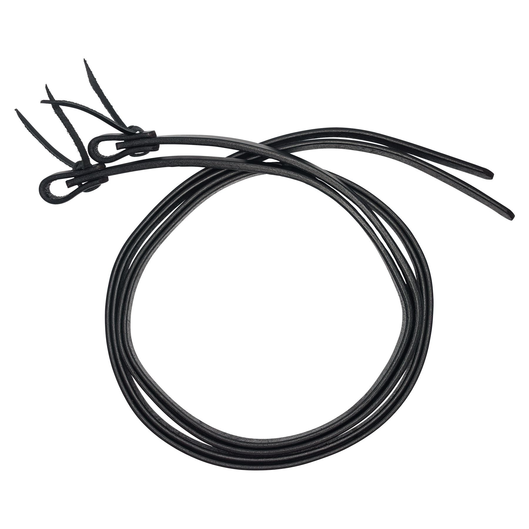 Billy Royal® Black Leather Western Show Split Reins - 5/8"