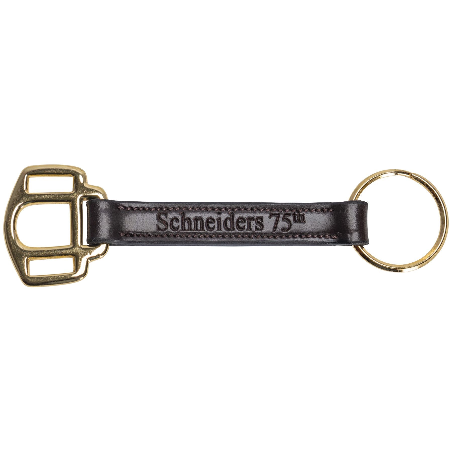 Schneiders® 75th Anniversary Leather Key Ring
