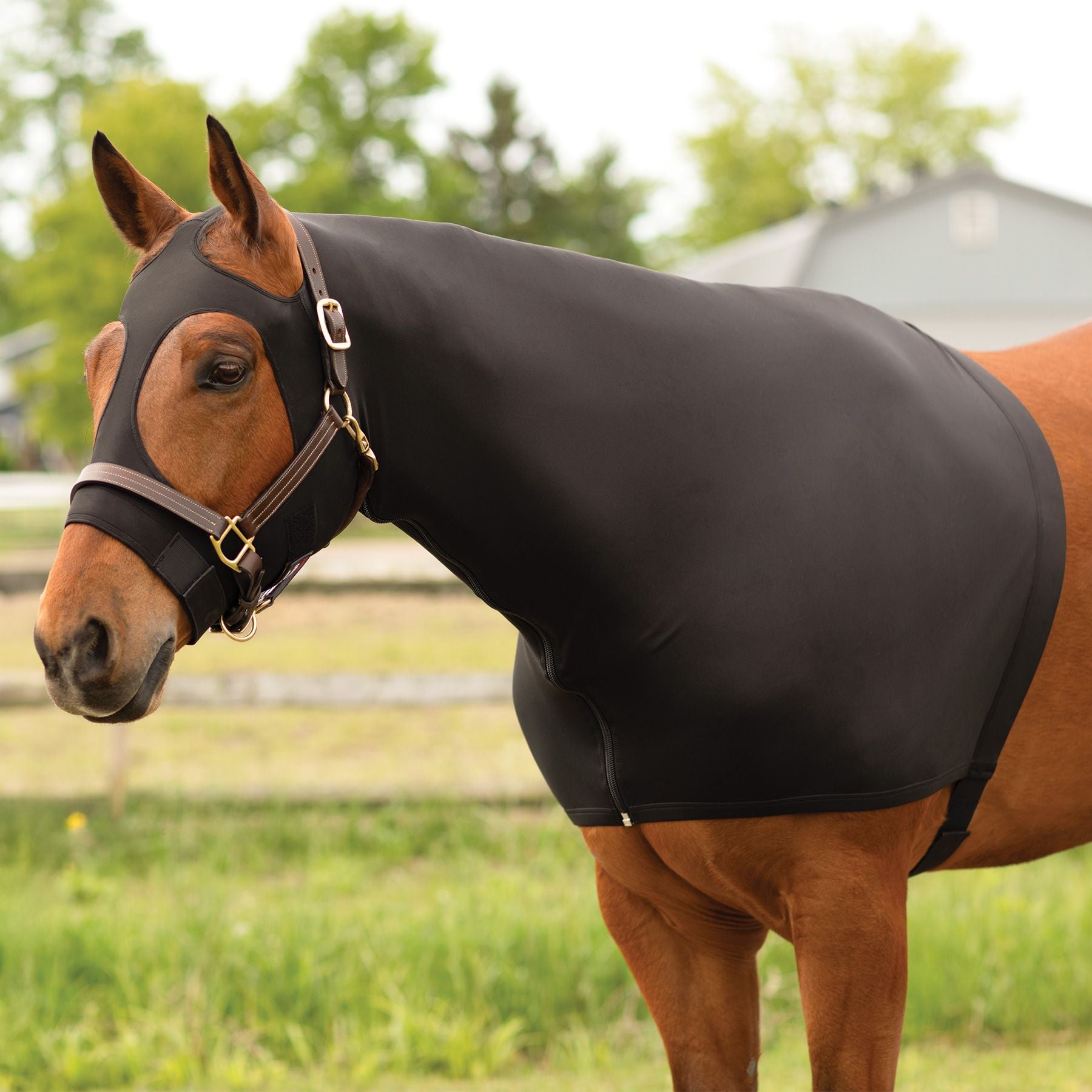 UltraFlex® Fleece Lined Full Zipper Slicker Hood