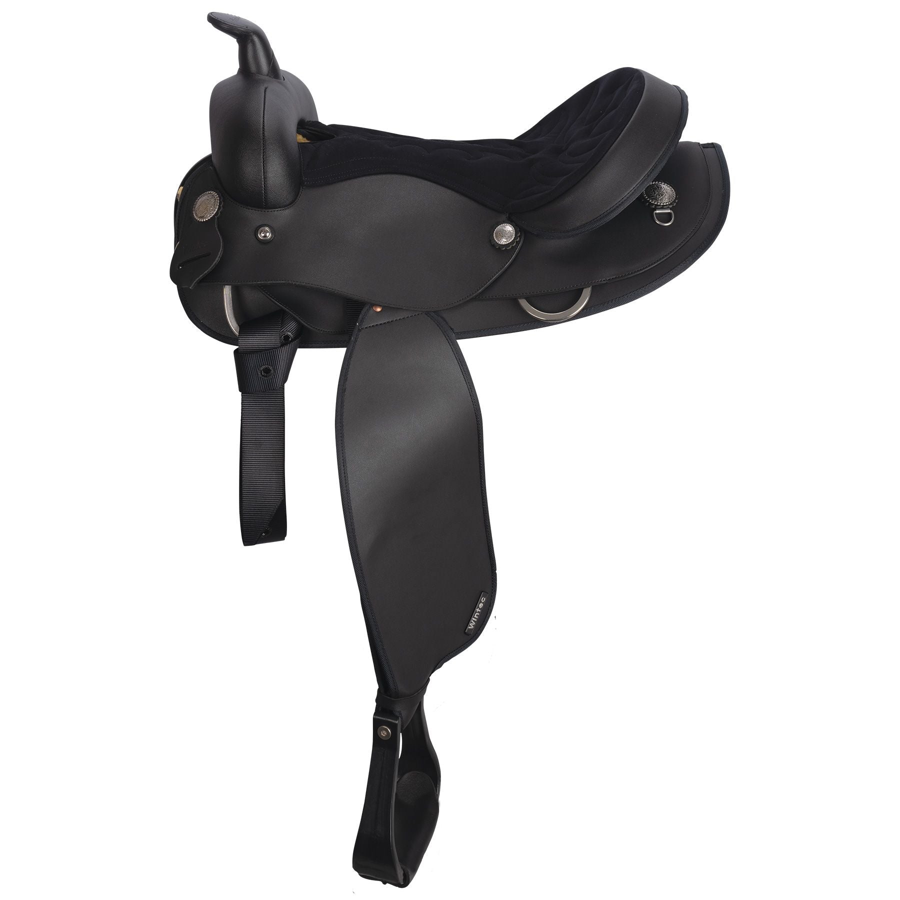 Wintec Round Skirt Wide Tree Synthetic Western Saddle