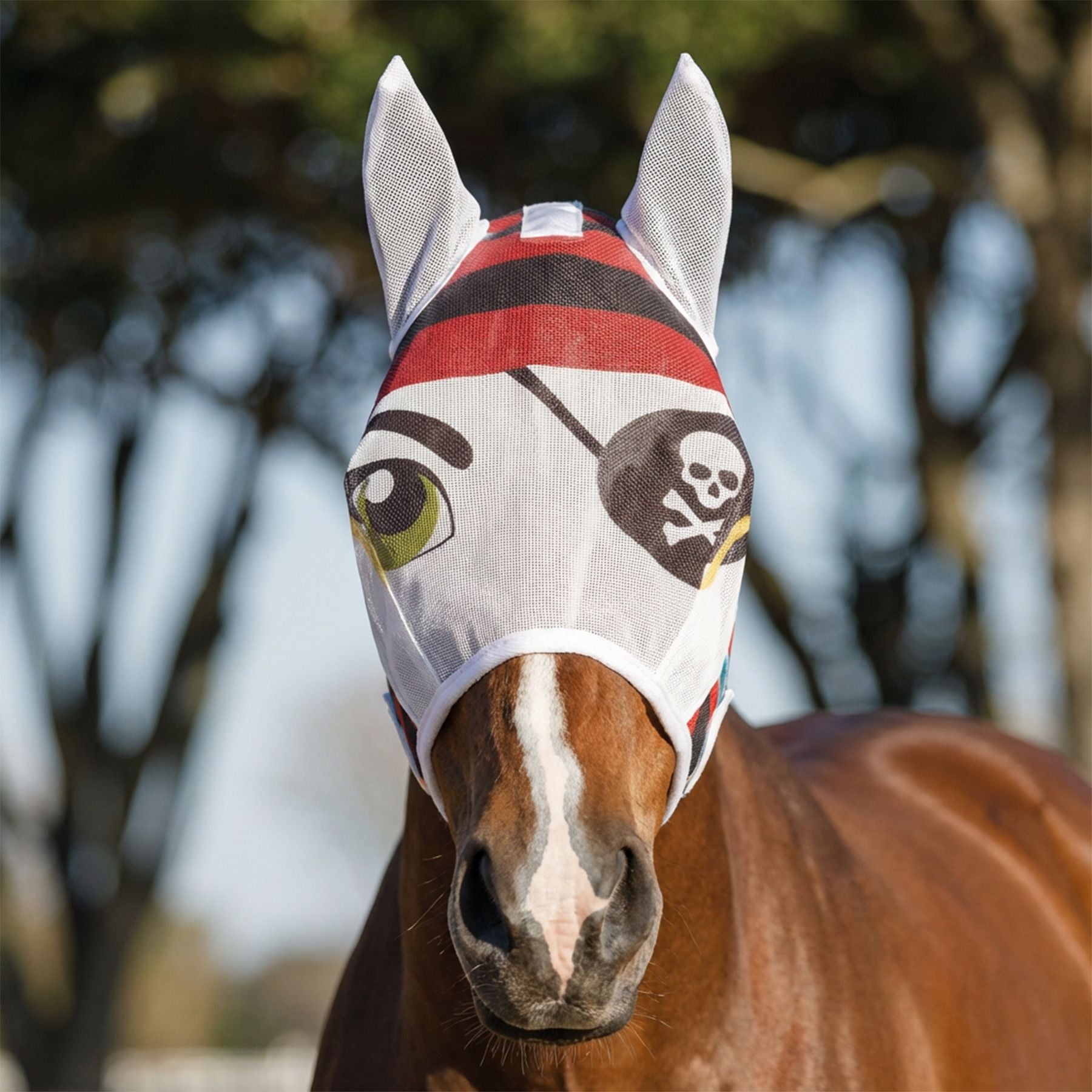 Schneiders® Dura-Mesh Mrs. Pirate Designer Fly Mask with Ears