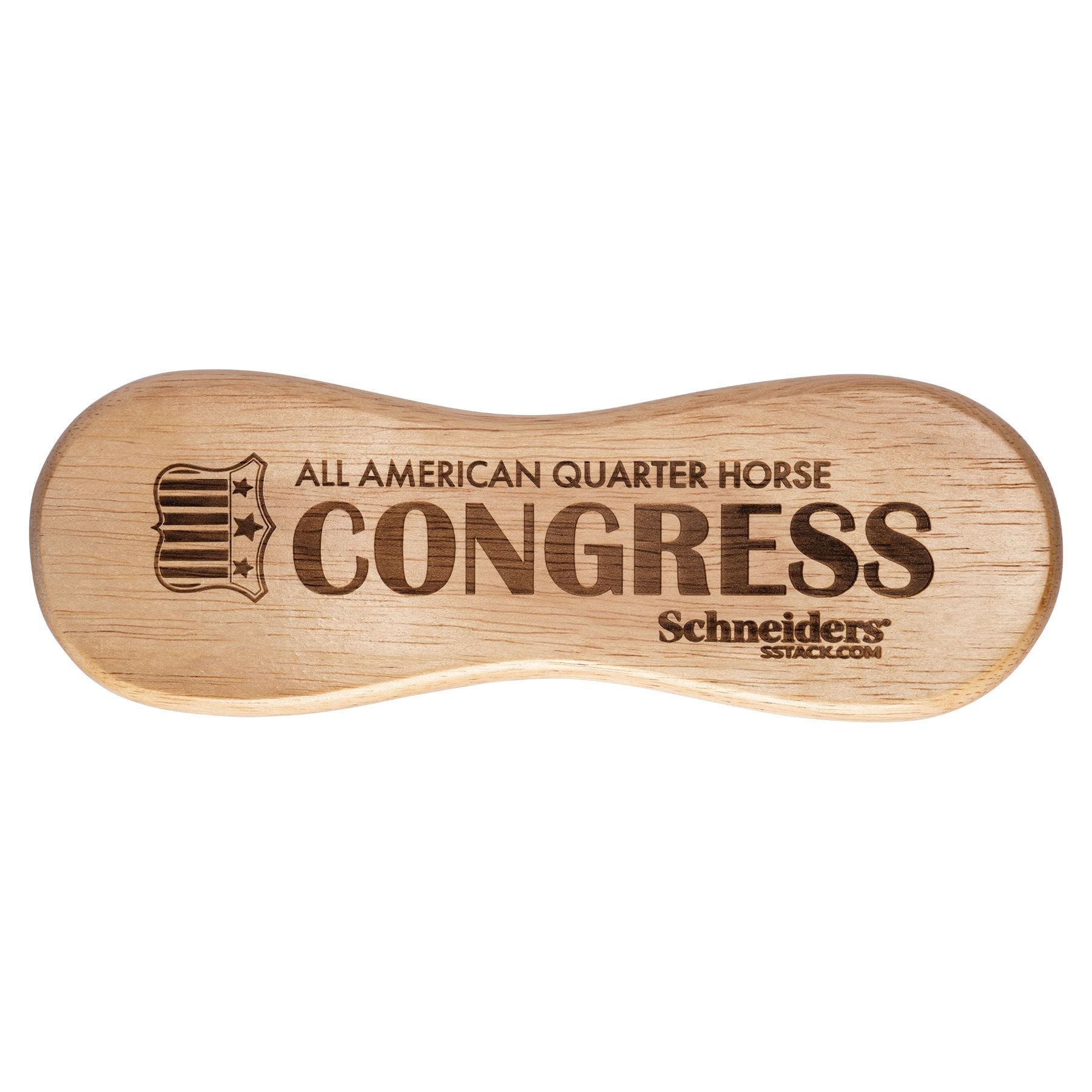 Schneiders® Quarter Horse Congress Woodback Medium Fiber Brush