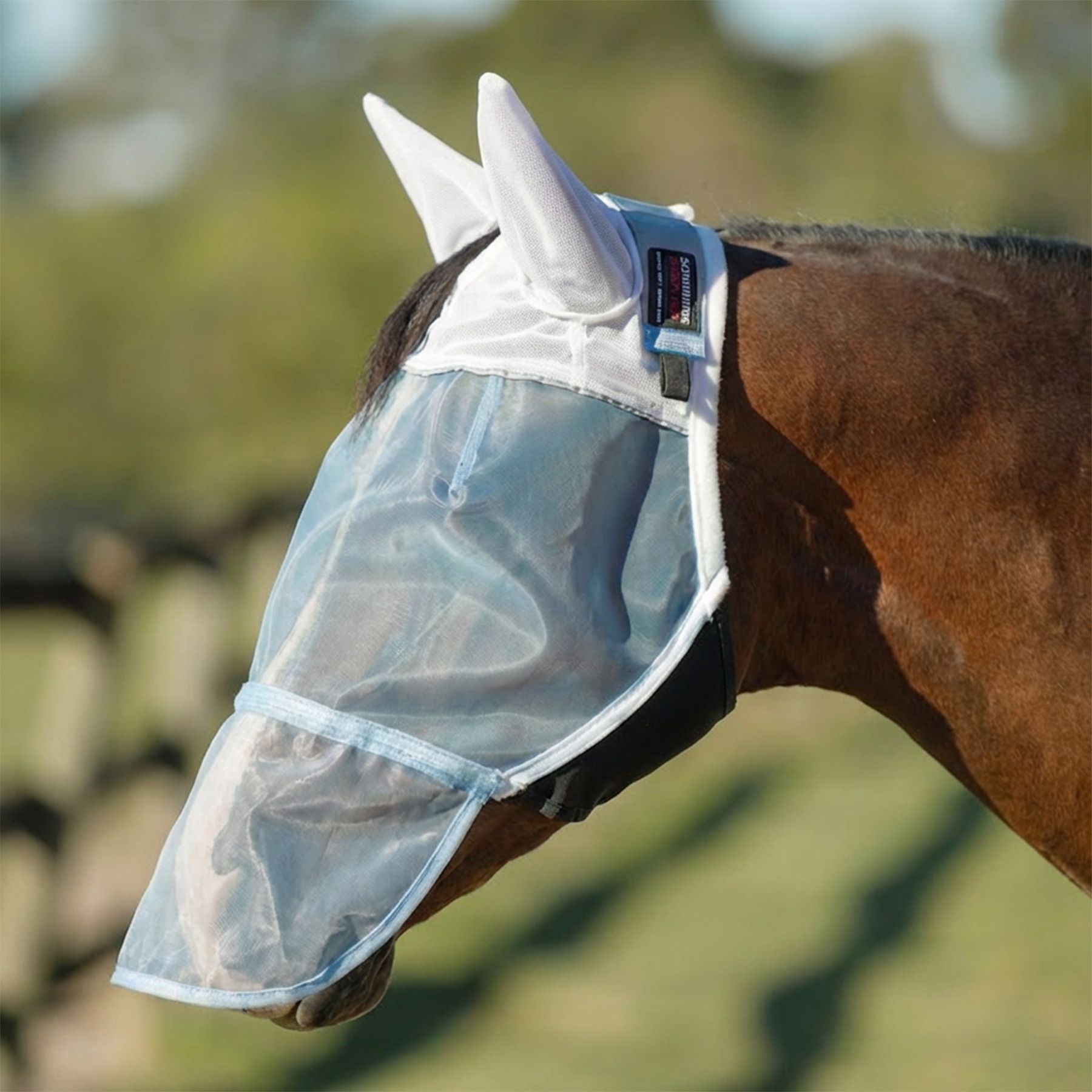 Schneiders® X-Spand® Mosquito Mesh® Extended Nose Fly Mask with Ears