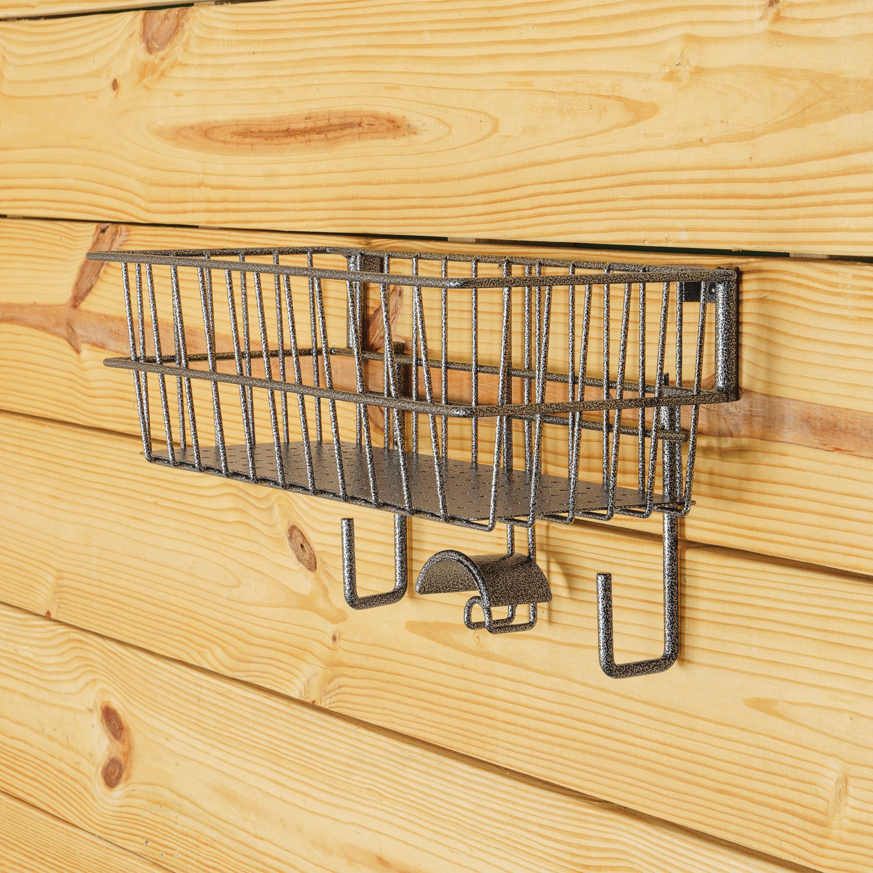 Schneiders® Easy-Up® Pro 20" Stall Front Grooming Basket and Tack Rack