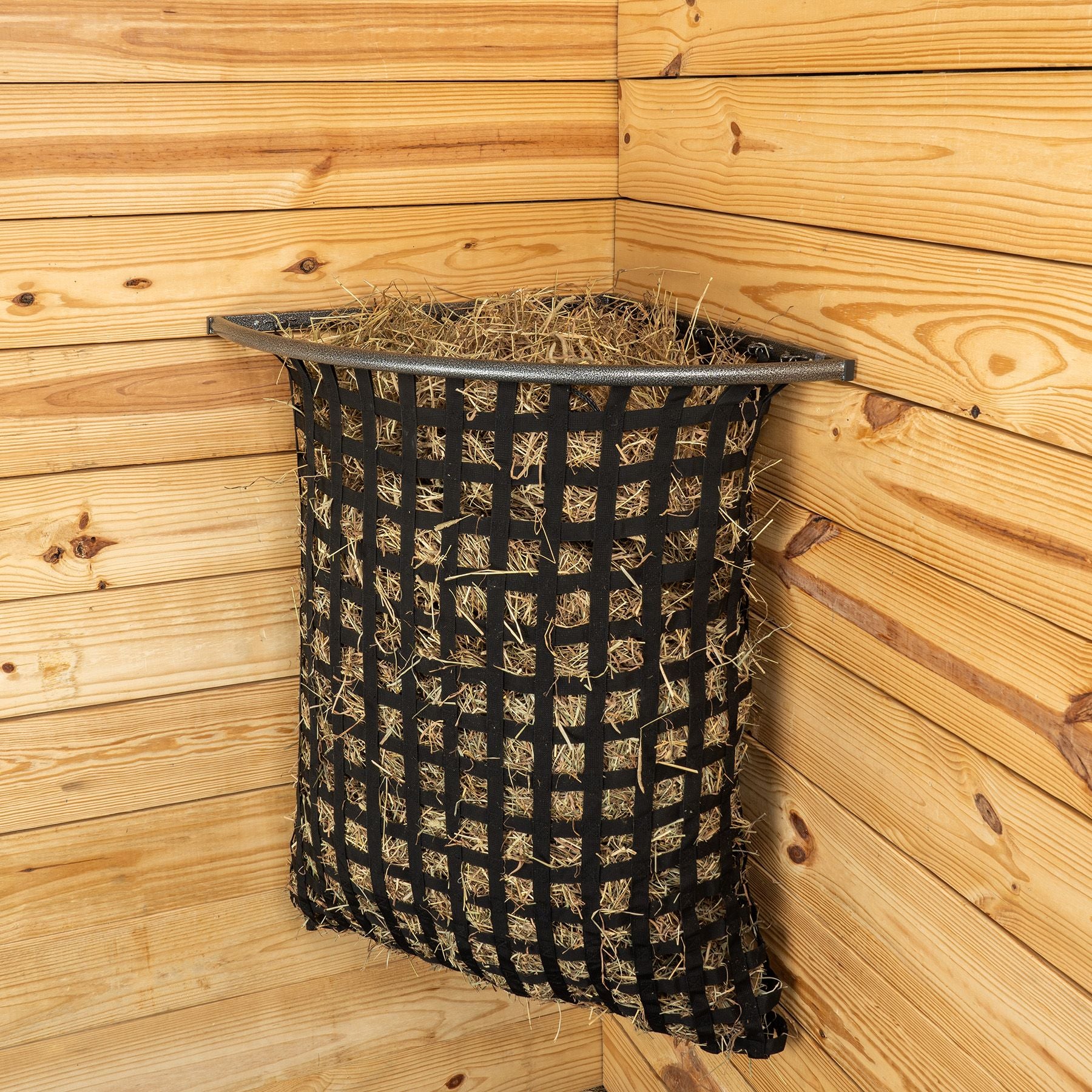Schneiders® Easy-Up® Pro Corner Hay Feeder Frame with 1.5" Webbed Net