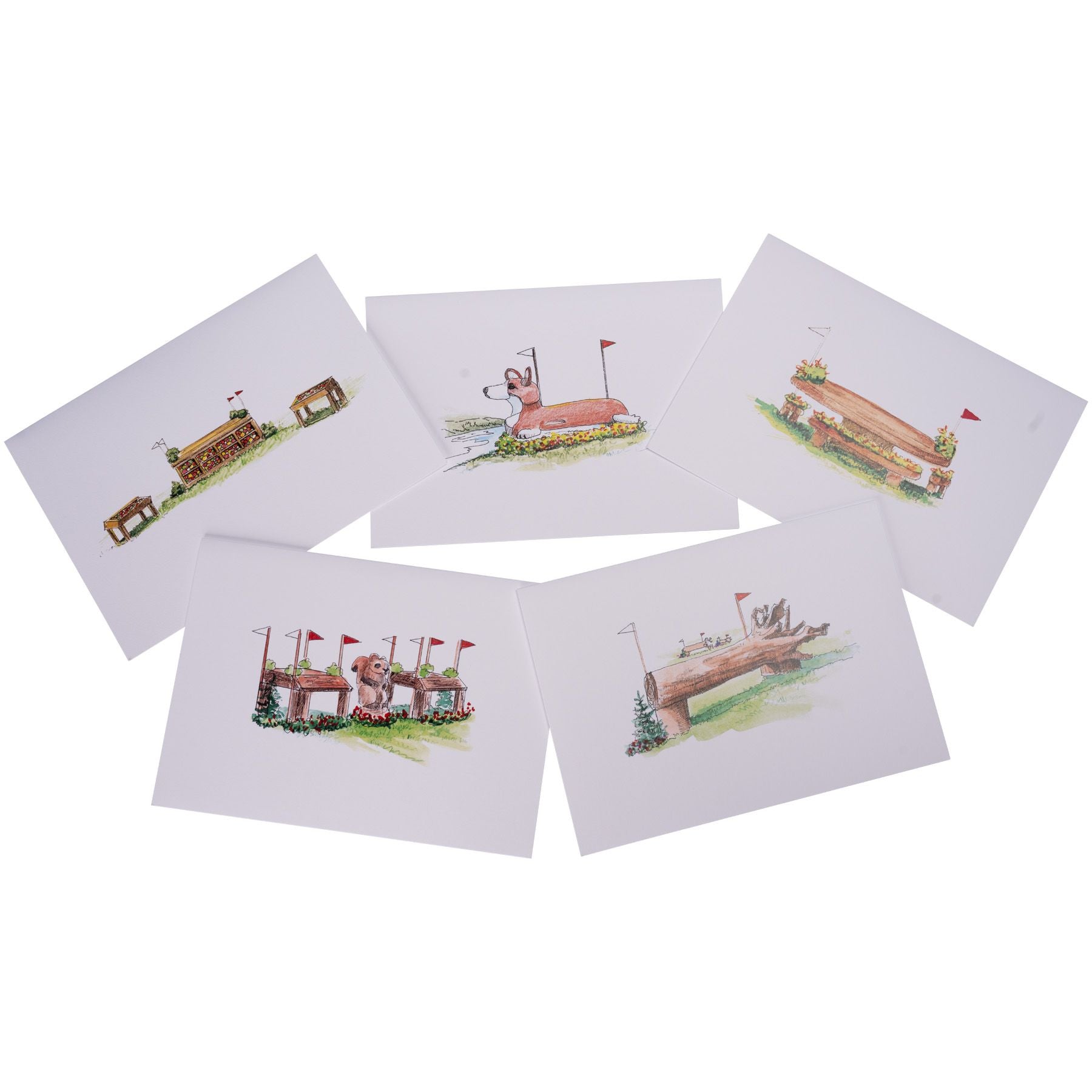 K3DE Cross-Country Note Cards with Envelopes