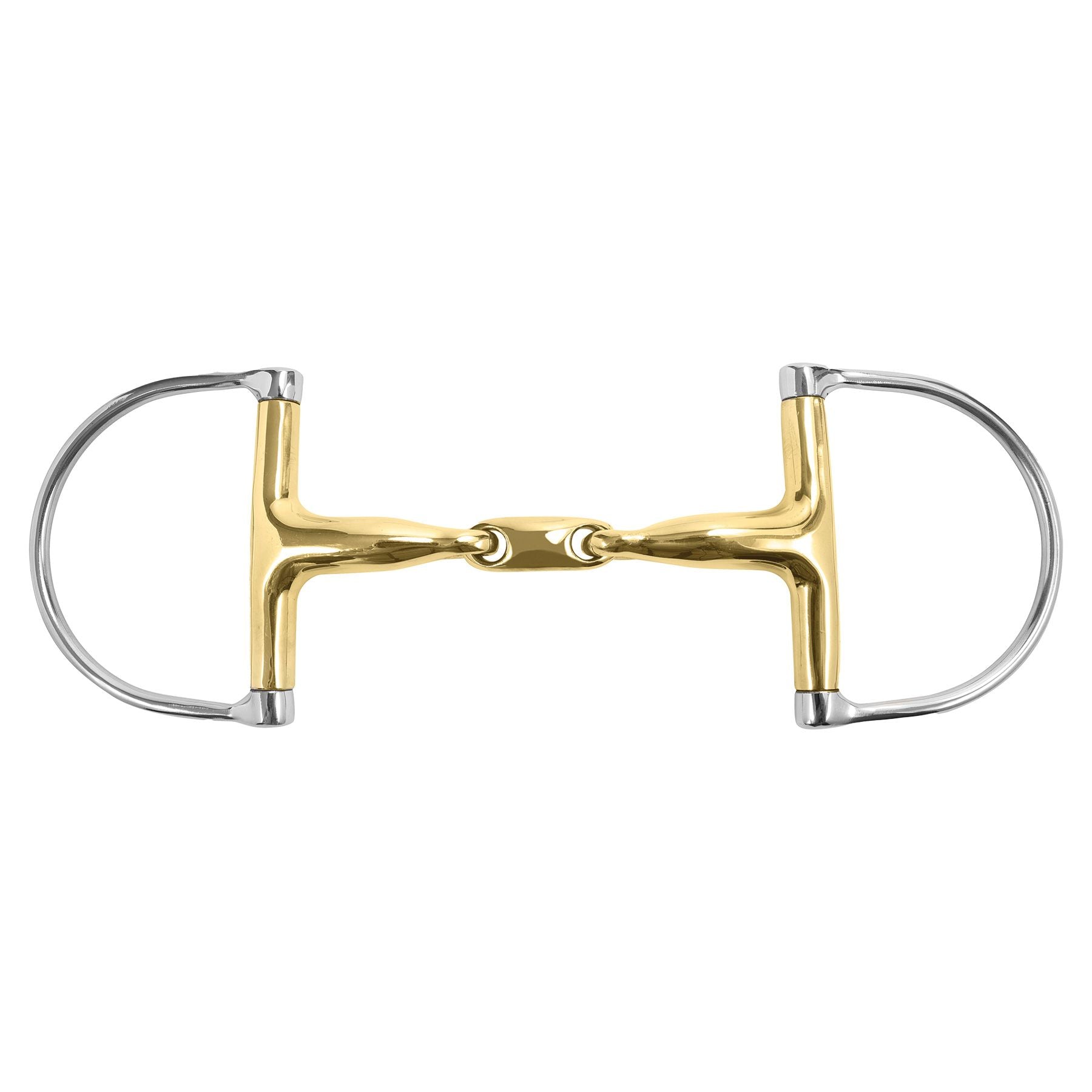 M. Toulouse Sanft™ German Silver Curved Mouth Hunter D-Ring Bit with Lozenge