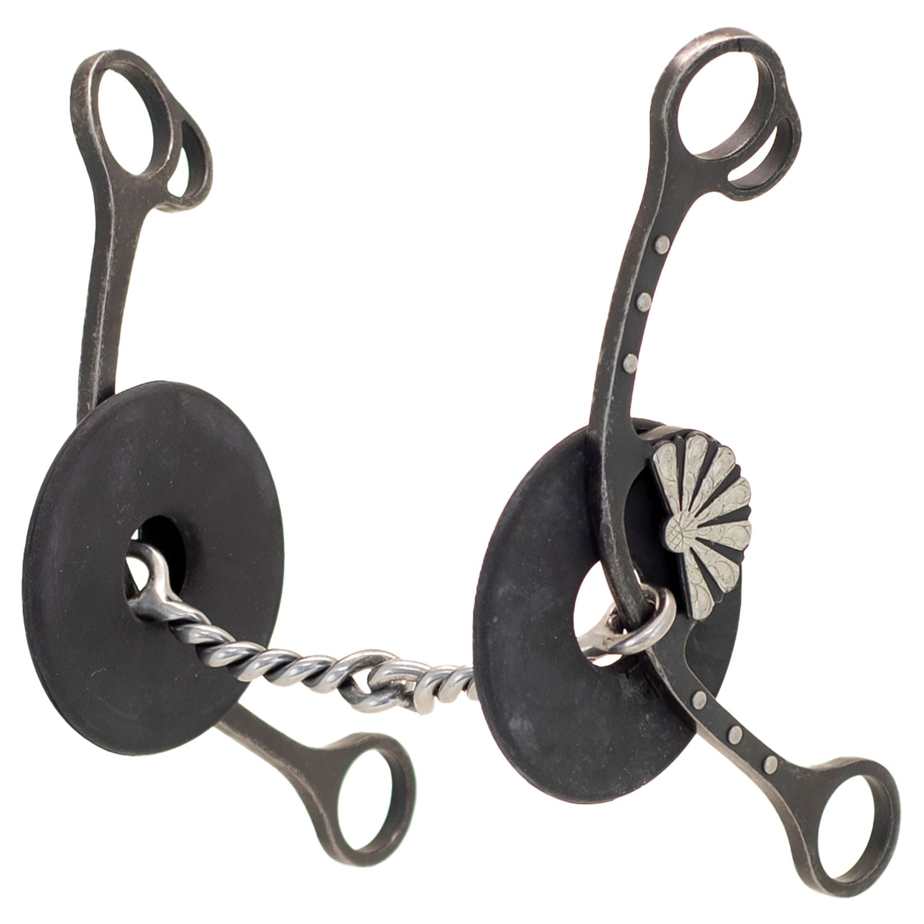 Cowboy Tack Nellie Miller Fan Concho Twisted Gag Bit