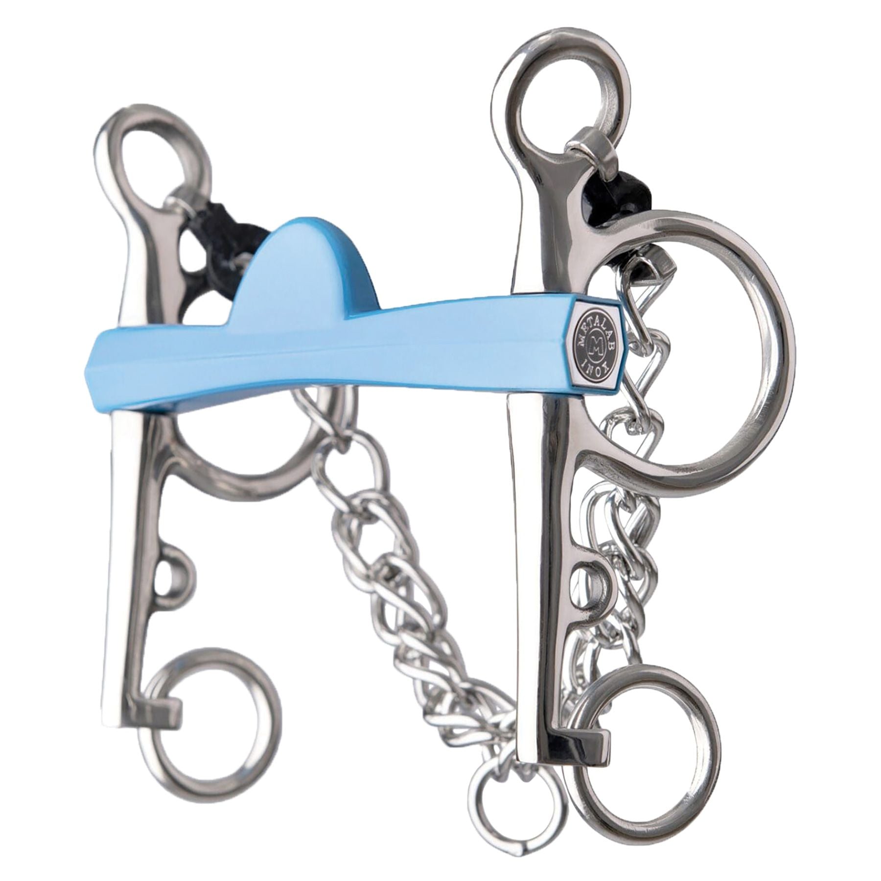 Metalab® Flexi Semi-Soft Ported Mullen Long Pelham Bit