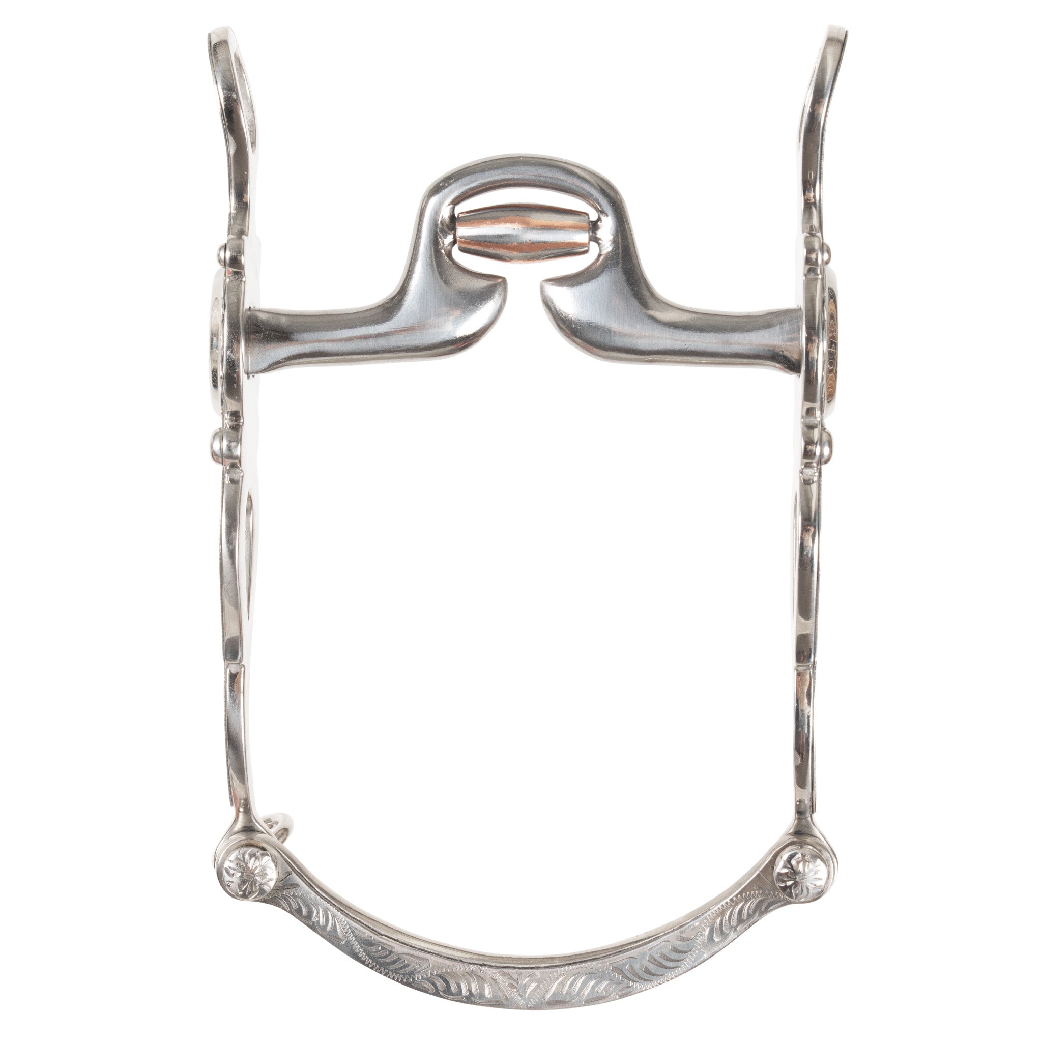 Schneiders® Arabian Frog Port with Roller Engraved Stainless Steel Show Bit II