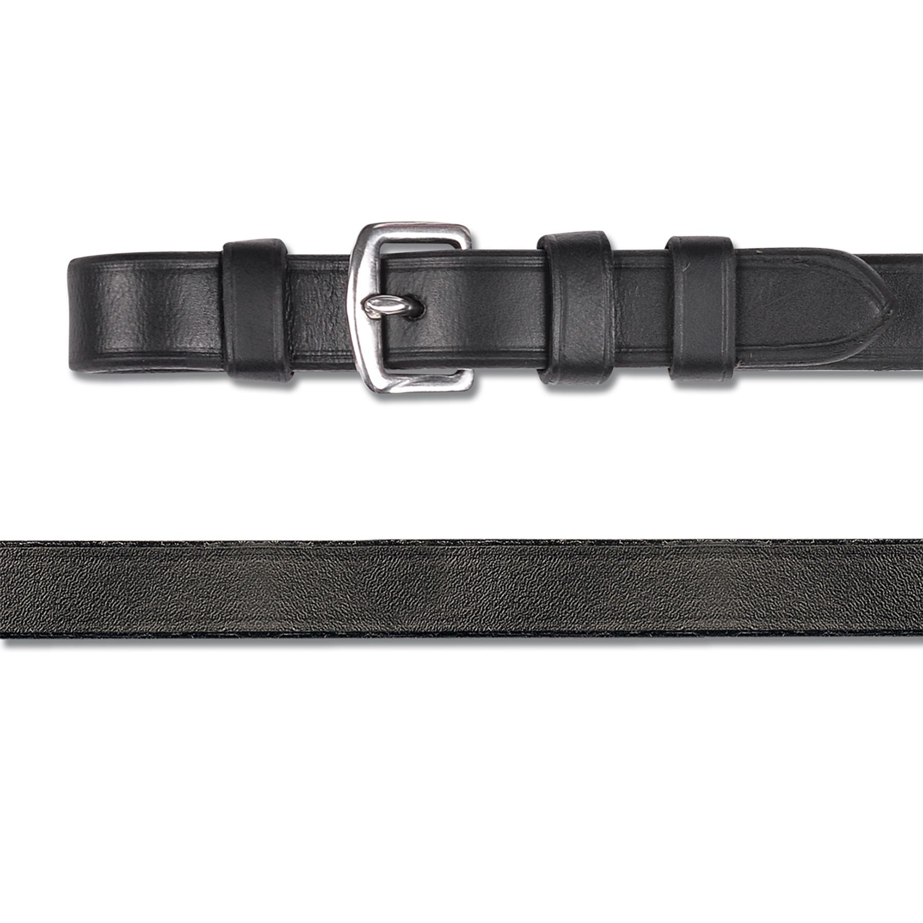 Waldhausen Leather Double Bridle Curb Reins with Buckles - 1/2"